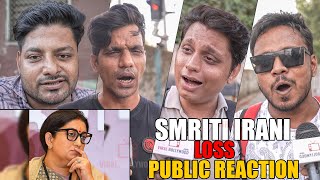 Why Smriti Irani Lost  Public Reveal Real Reason  Election Result 2024 [upl. by Eiuqram]