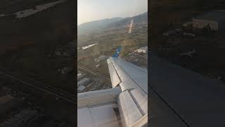 Air dolomiti Embraer E190 take off from Firenze travel plane beautiful shorts aviation [upl. by Isa]