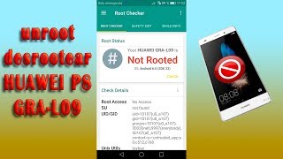 desrootear HUAWEI P8 GRAL09 unroot huawei p8 [upl. by Barrett72]