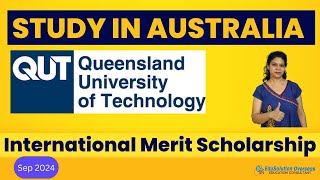 International Merit Scholarship in Australia Queensland University of Technology QUT Sep 2024 [upl. by Spragens140]