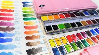 Paul Rubens Review Part 1 Standard Watercolor set of 24 [upl. by Ymaral]