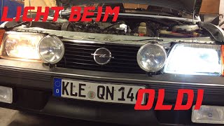 Licht beim Youngtimer  Oldtimer  was kann man machen Abblend  Fernlicht [upl. by Alicul166]