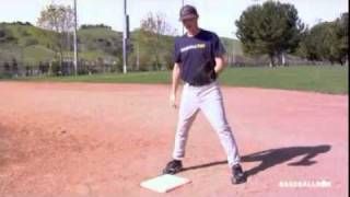 Infield  DoublePlays  Shortstop Position  Footwork Around Second Base [upl. by Nitin]