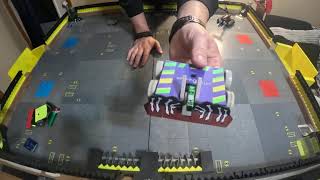 Hexbug Battle bot fight with a Triple Threat Match [upl. by Llenral]