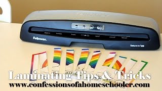 Laminating Tips amp Tricks [upl. by Lorianna]