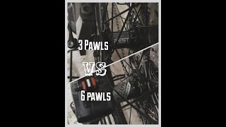 3 Pawls vs 6 Pawls  MTB Hub Sound Comparison [upl. by Linad]