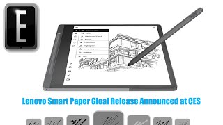 Lenovo Announces Smart Paper enote Global Release [upl. by Sperling]