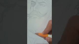 Chatrapati Shiva ji Maharaj outline drawing sohamarts chatrapatishivajimaharaj ji drawing arts [upl. by Walli57]