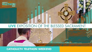 Exposition of the Blessed Sacrament amp Prayers for Our Viewers Day 1 [upl. by Euqinmod]