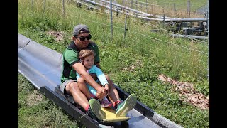 Rodelbahn  Rodelbahn in Österreich  Rodelbahn im BayernPark [upl. by Kreit]