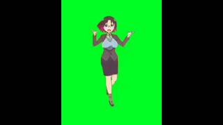 Anime Green Screen Miss Kobayashis Dragon Maid  Elma [upl. by Pelage81]