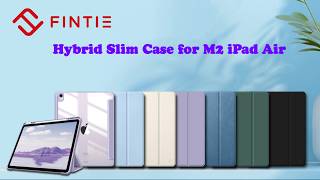 Fintie Hybrid Slim Case for M2 iPad Air 2024  Solid amp Lightweight Worth A Try 💜 [upl. by Ladnyc]