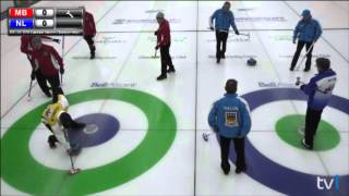 2016 Canadian Masters Championship Draw 16 Mens Manitoba vs NewfoundlandLabrador [upl. by Sevart]