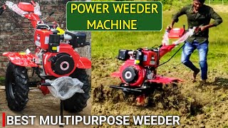 Power WeederInter CultivatorRotavatorMini Power Tiller Weeder Machine [upl. by Ruy]