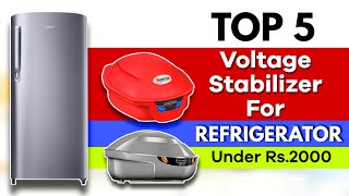 Top 5 Best Voltage Stabilizer For Refrigerator In India 2024  Voltage Stabilizer Under 2000 Review [upl. by Yatnuhs]