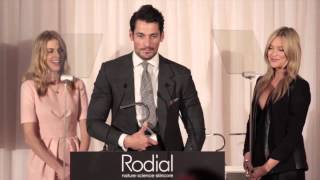 David Gandy  Rodial Beautiful Awards 10032014 [upl. by Kcired]