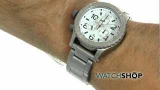 dsize Nixon The 4220 Chrono Chronograph Watch A037100 [upl. by Valdemar]