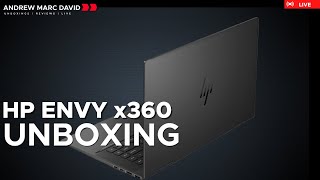 HP Envy x360 15 OLED 2023  Live Unboxing [upl. by Mihalco]