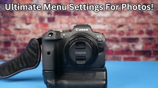 Ultimate Canon R6 menu Settings For Stunning Wedding Photos [upl. by Jewelle290]