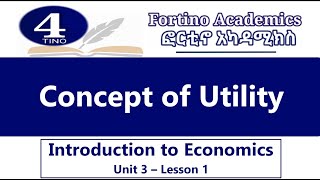 Introduction to Economics  Unit 3 Part 1  Consumer Theory  Economics 101  Basic Economics [upl. by Eimiaj]