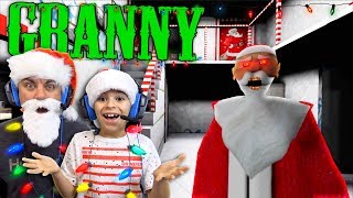 Christmas At Grannys House Granny Horror Game [upl. by Wappes]