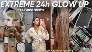 let’s have a 24h HOME GLOW UP🫡🧖🏻‍♀️🍓يلاه نتهلاو فراسنا🥰 شريت NEW IPHONE📱PREP FOR VACAY TONAILS💅 [upl. by Yellat116]