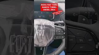 NOVA FIAT TORO RANCH TURBO DIESEL  PAINEL shorts [upl. by Grimbly]