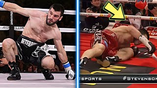 Artur Beterbiev All Knockdowns 2 fights when Beterbiev got dropped Full Fight Highlights HD Boxing [upl. by Alaehs686]