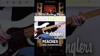 The Stranglers  Peaches Bass Line thestranglers jjburnel basstab bassline basscover bassist [upl. by Amena]