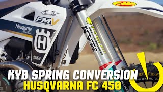 KYB Spring Conversion for WP Air Forks  REP [upl. by Roskes]