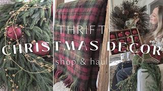 Christmas Thrift Haul 2024  Thrift and Shop With Me for Home Decor [upl. by Shanahan]