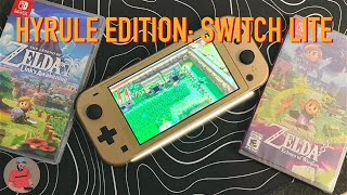 Nintendo Switch Lite Hyrule Edition – Zelda Fans Will Love This [upl. by Hallsy]