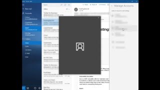 Windows 10 Mail app removing email account [upl. by Rexanne]