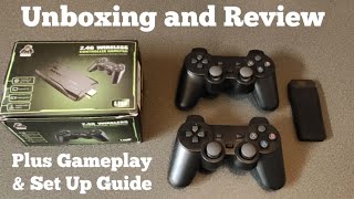 24G Wireless Controller GamePad M8 Unboxing and Review amp Set Up Guide  RetroGamer Reviews [upl. by Frohne]