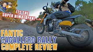 Fantic Caballero Rally Review  The super Himalayan [upl. by Eseekram591]