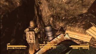 Roughin It Bedroll Kit Sleeping Bag Location Fallout NV Lonesome Road HD 1080p [upl. by Consuelo424]