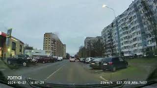 Driving in Central Russia Дубна  Кимры 27102024 timelapse 4x [upl. by Eisoj178]