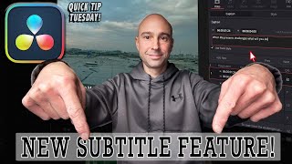 New SUBTITLE BACKGROUND UPDATES in DaVinci Resolve 1741  Quick Tip Tuesday [upl. by Niatsirk]