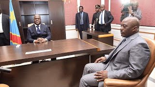 Coalition gouvernemental en RDC  Félix Tshisekedi sest entretenu avec Joseph Kabila [upl. by Airuam]