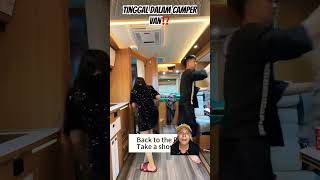 TINGGAL DALAM CAMPER VAN⁉️ vanlife travel camping automobile rvlife roadtrip rv [upl. by Rhyner]