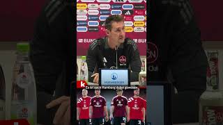 Klose weiterhin überzeugt quotVon Außen schwierig zu sehenquot  1 FC Nürnberg  Hannover 96 shorts [upl. by Atyekram]