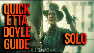 Quickest Solo Etta Doyle Legendary Bounty Guide Red Dead Redemption 2 Online Shorts [upl. by Akinihs]