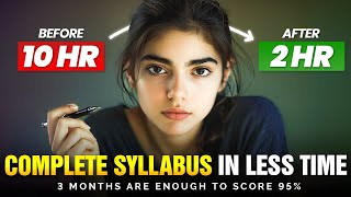 How to Study MORE in LESS TIME  Cover Syllabus FAST🔥 Secret to Studying Effectively [upl. by Templer]