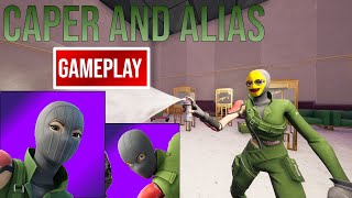 New Caper and Alias Skins Gameplay Fortnite Battle Royale [upl. by Ravaj]