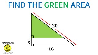 area square  similar triangles  geometry problems with solutions Masterclass Geometry [upl. by Sholom53]