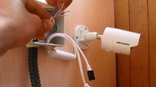 Как установить камеру видеонаблюдения  How to install ip camera [upl. by Noel371]