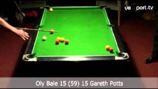 £20000 8Ball Money Match  Gareth Potts v Oly Bale  Part 7 of 10 [upl. by Victorie]