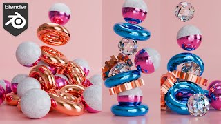 Blender Rigid Body Simulations Tutorial  Blender Softbody Simulations 🎈🎈 [upl. by Ninel]