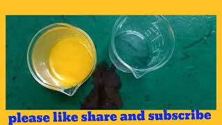 FORMATION YELLOW PRECIPITATE LEAD IODIDE PbI2 CHEMICAL DOUBLE DISPLACEMENT ACTIVITY [upl. by Daigle]