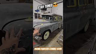 1956 GMC Suburban Patina Paintjob Coming Soon [upl. by Maddi]